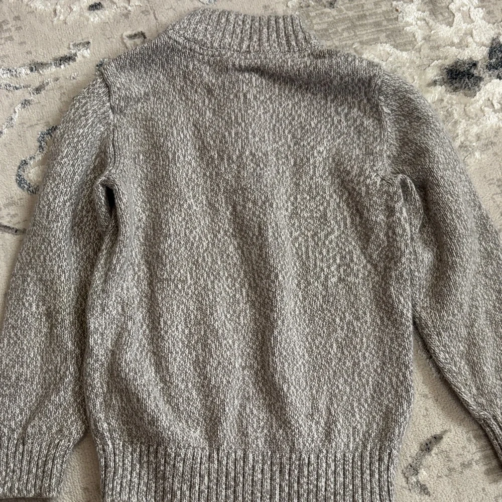 Carter's Knit Half Zip Kids Boys Gray Sweater sz 3T